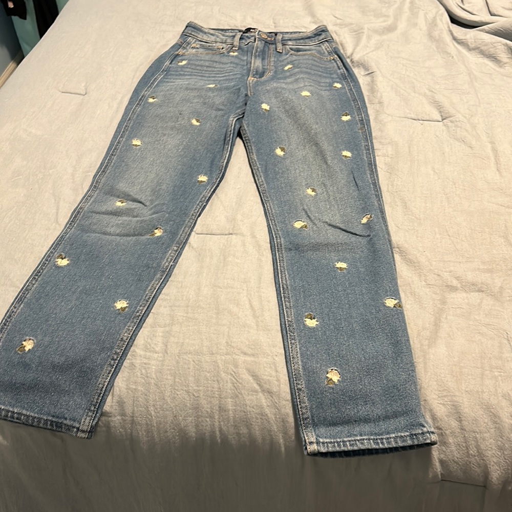 Flower jeans